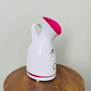 Body Care Pink And White Facial Steamer